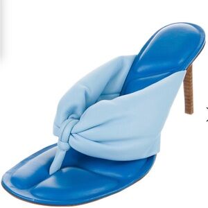 Jacquemus Sky Blue Knotted Heels